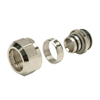 QUIKZONE and ACCUFLOW Brass Manifold Connector Nut - 3/8