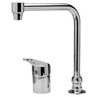 AquaSpec® single-control bent riser faucet