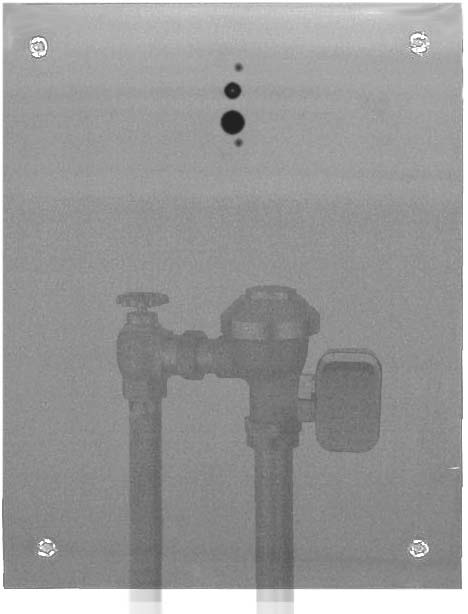 Access Panel and Frame for Concealed Sensor Flush Valves for Closets