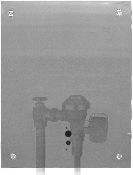 Access Panel and Frame for Concealed Sensor Flush Valves for Urinals