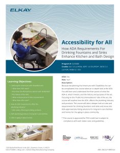 Accessibility for All