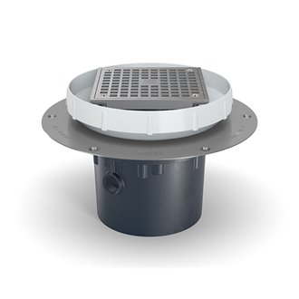 Square Deck Plate Drain with EZ1 Technology