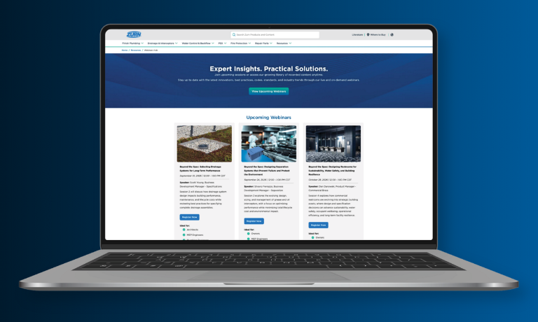 Zurn Webinars